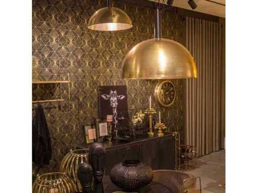 Lampă suspendată Riverdale Blair Gold 60 cm