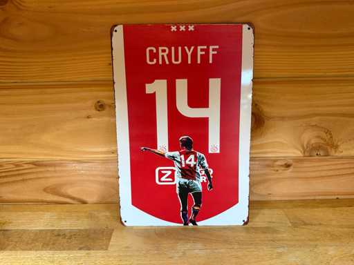 metaal reclame wandbord