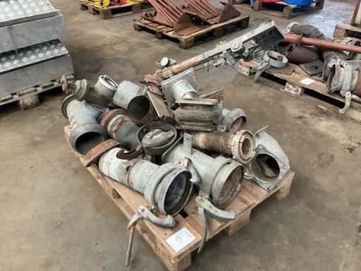 4" + 6" de cuplaje de gunoi de grajd