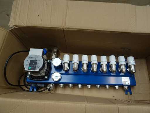 Underfloor heating distributor