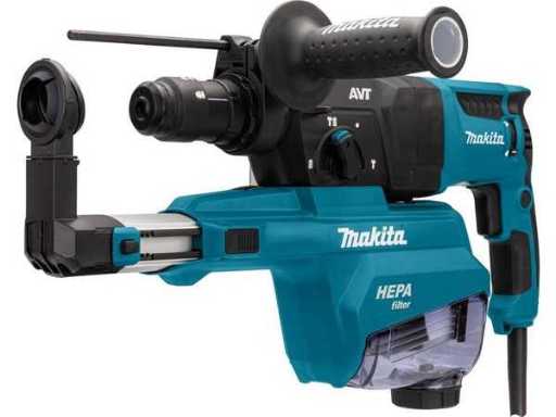 Makita HR2653TJ combihamer met stofafzuigunit