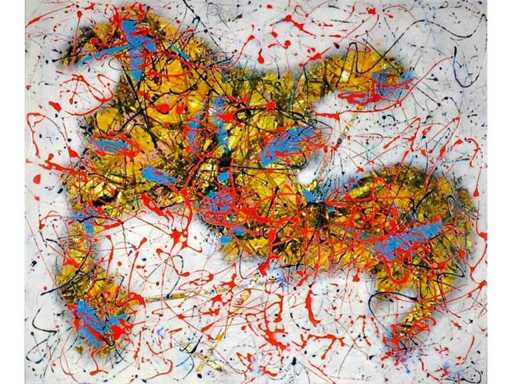 Sala - Lucidus Arachnoia - Acryl op paneel - 118x98 cm - 1987