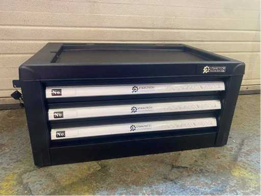 2024 Stahltech 3-szufladowa 129-cz??ciowa skrzynka narz?dziowa wype?niona