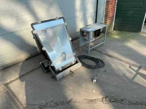 Baulicht mit Wechselrichter