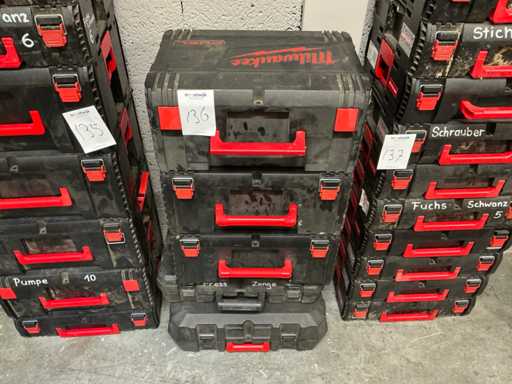 Milwaukee-Werkzeugkoffer (5x)