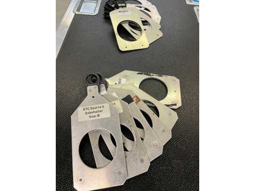 ETC - Bron 4 Gobo-houder Maat A + B - Overige producten uit de sectie "Verlichtingsapparatuur"