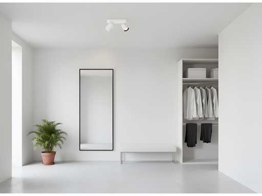 GU10 Spot apparent Luminaire duo rotatif (16x)