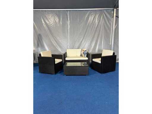 MaxxGarden 6936 Loungeset wicker 4 persoons