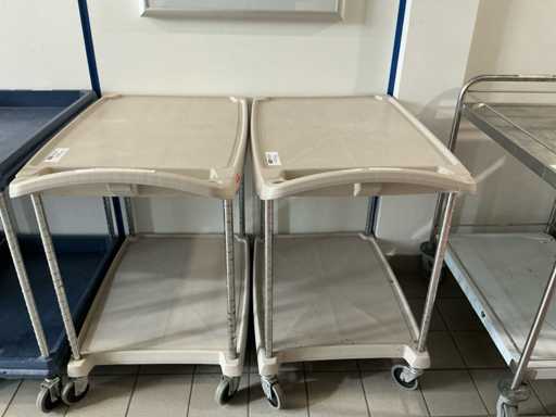 Lot de 2 chariots