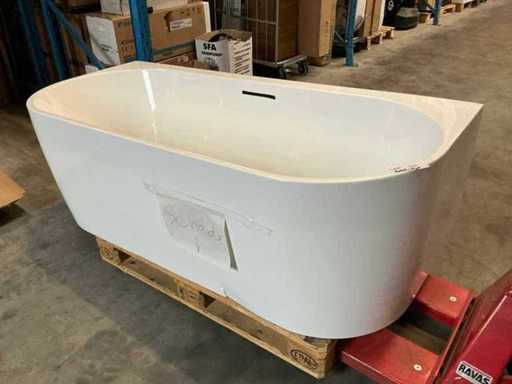 Saniclear Lilla Ligbad (180x80cm) links glans wit