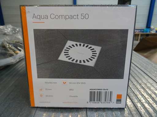 Easydrain – Aqua Compact 50 – Duschabfluss (20x)