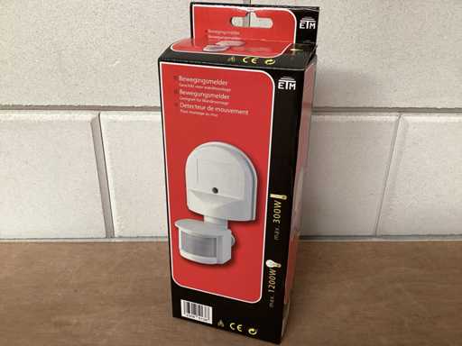 ETM Motion detector wall mounting (32x)