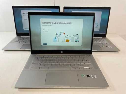 HP Pro C640 14", Core(TM) i5 10a generazione, 8 GB di RAM, 64 GB SSD ChromeBook (3x)