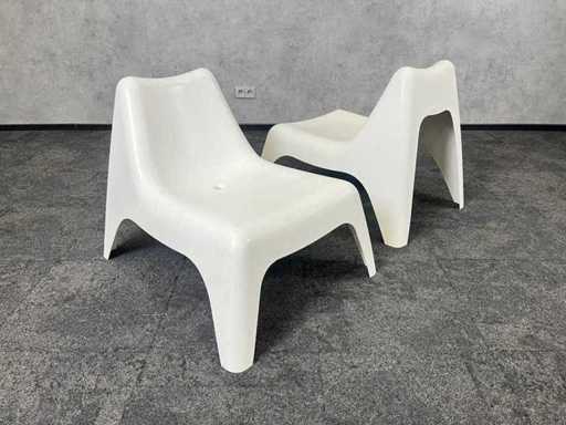 2x IKEA - PS Vago lounge tuinstoel