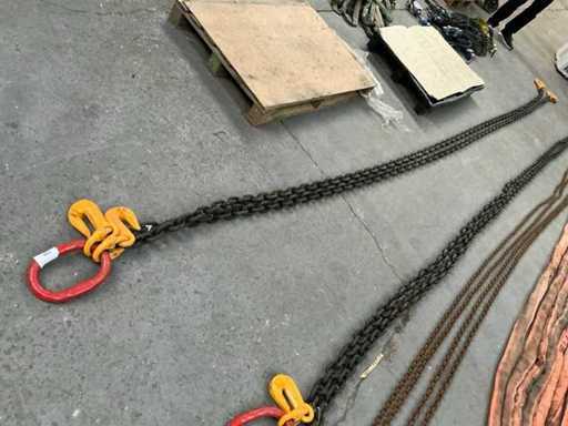 Chaîne de levage à 2 sauts