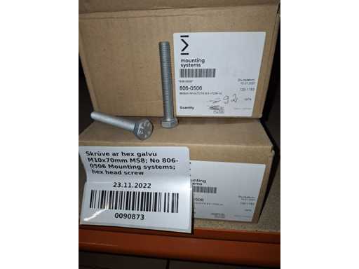 M10x70mm MS8 - Fixtures MS8 PV (ground system), mounting systems