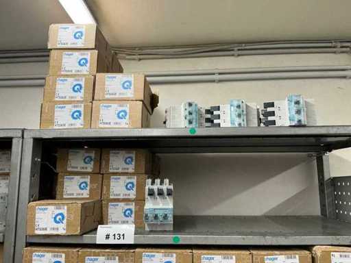 Gemengde lot Hager SLS schakelaar 3P