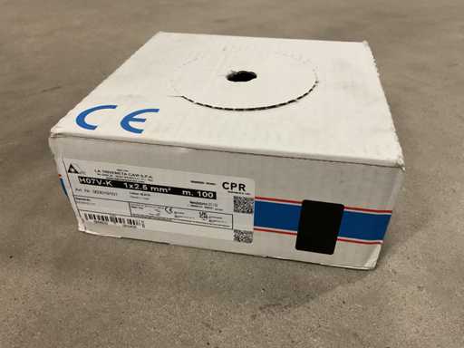La Triveneta Cavi H07 V-K 2,5 mm² Box auf 100 m Installationsdraht
