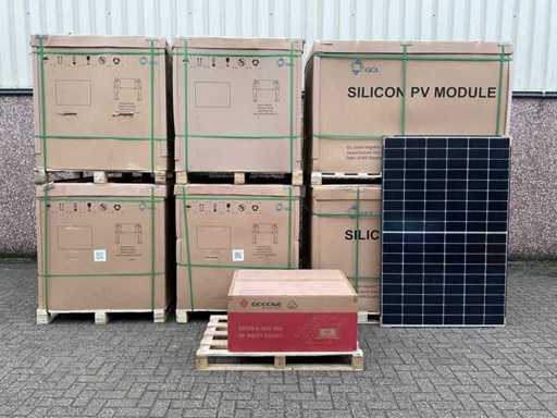 GCL - set of 216 solar panels - Goodwe 80k inverter (total power 88,560 wp)
