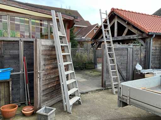 Leiter und Treppen (3x)