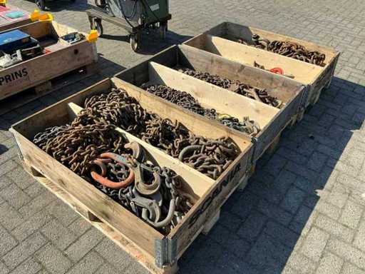 Verschiedene Hebeketten