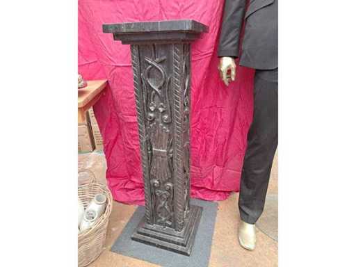 Solid marble column