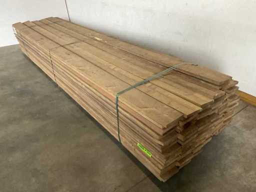 Échafaudage en planche de bois horticulture « look ancien » 500x19,5x3 cm (30x)