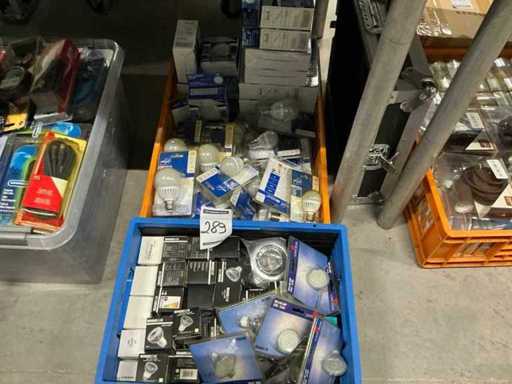 Série de différentes lampes LED