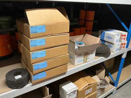 Comet and Globe Various grinding wheels, flap discs and grinding stones