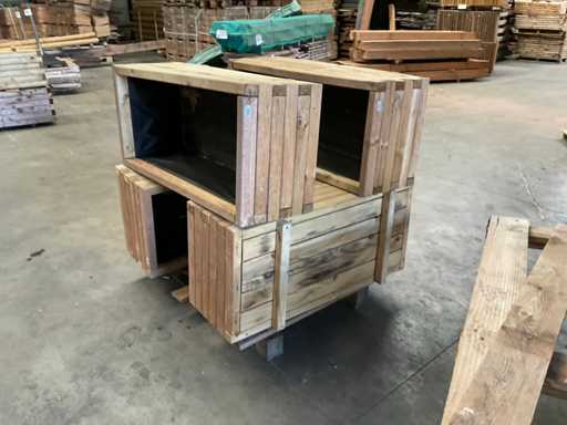 Garlux-Fichten-Blumenkasten imprägniert – 110x50x45 cm (4x)