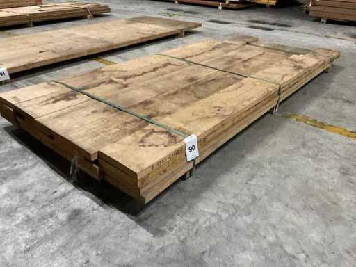 Frans eiken planken 27x200 mm ca. O,227 m³