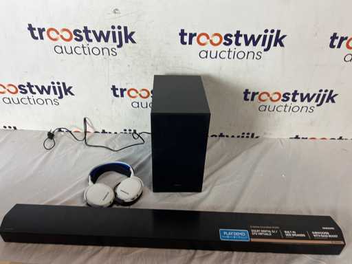 Samsung Soundbar + Dyson Stofzuiger  +Koptelefoon
