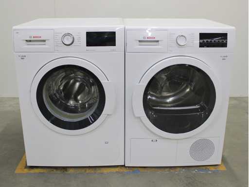 Bosch Serie|6 i-Dos EcoSilence Drive Wasmachine & Bosch Serie|6 Wasdroger