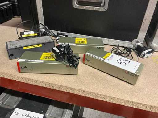 Répartiteur SVGA 8ch avec alimentation (4x)