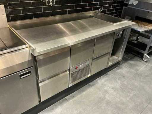 M&A Systems - FPO-N212 - 2021 - Banc de lucru refrigerat cu bain marie