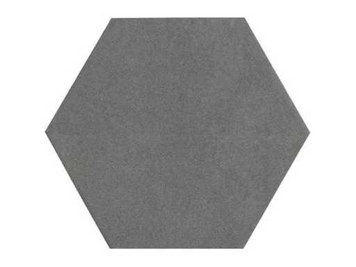 Graue sechseckige Fliese 9,8 m²