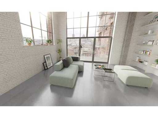 Pietra Blanco Andaluz Vinyle avec sous-couche 92,30 m2
