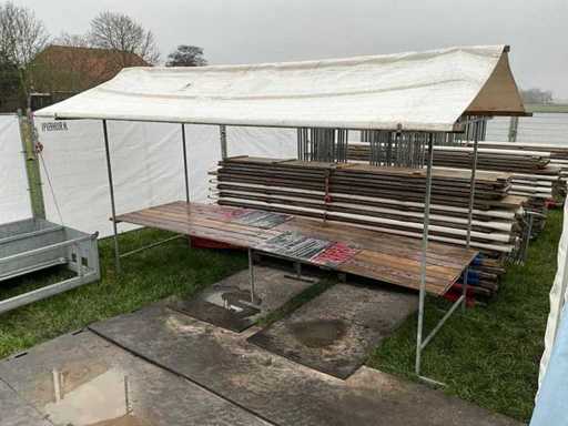 Market stall 4 meters (16x)