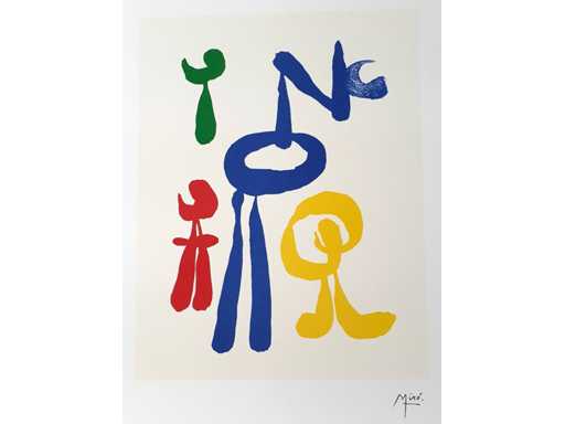 Joan Miró - Parler seul - offset