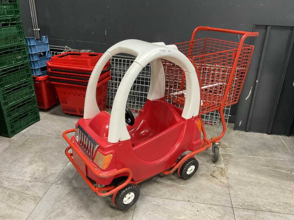 Somcelik Mașină pentru copii Coș de cumpărături