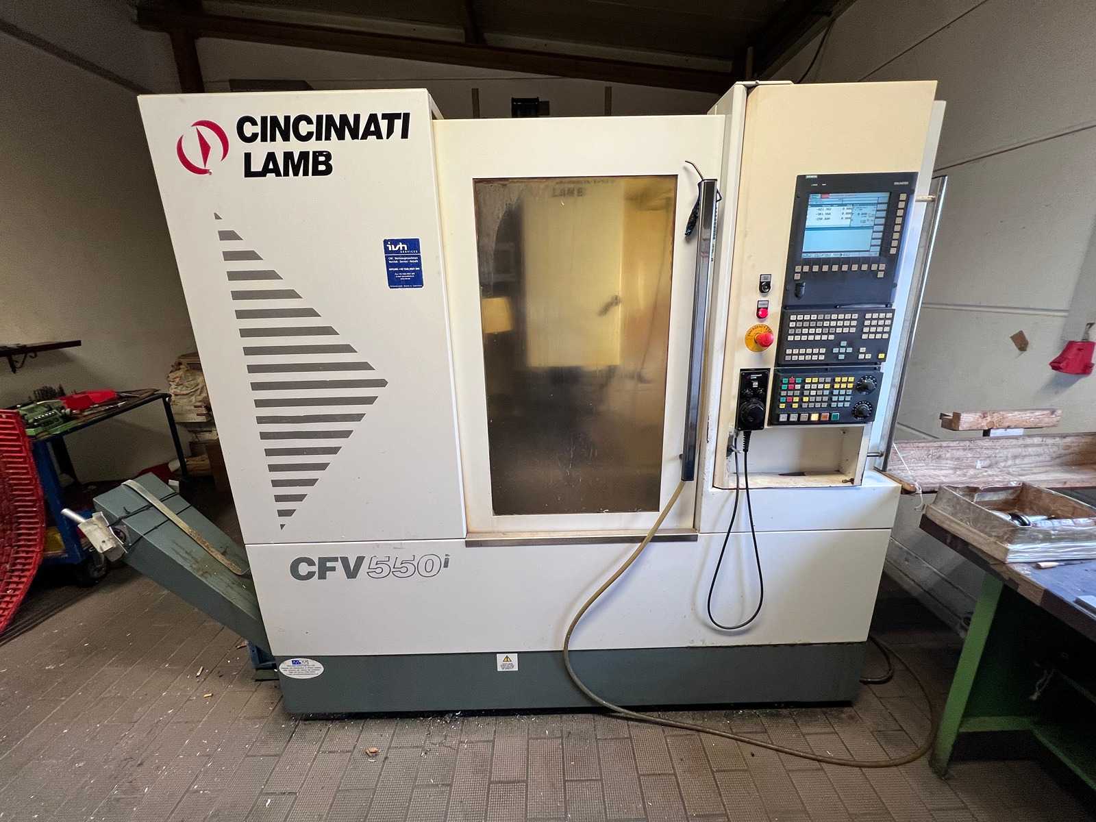 CINCINNATI – CFV 550i – 3 axis CNC Vertical machining centre – 2005