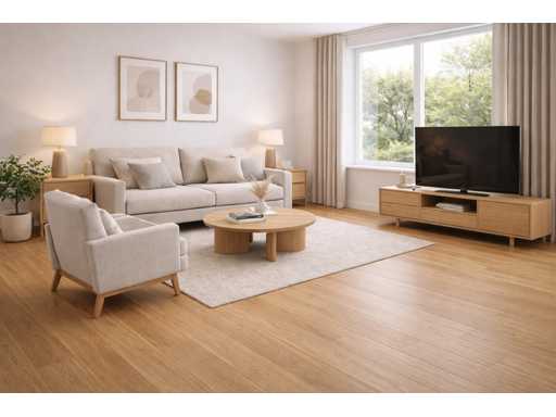 PVC-vloer 81,6m² Amande select 1220x228x6mm