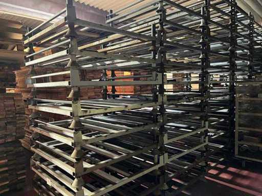 Scaffali impilabili Scaffali a paletti Altri scaffali di stoccaggio (100 volte)