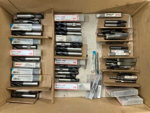 Fraises HSS (4 - 22 mm) Fraiseuse (50x)