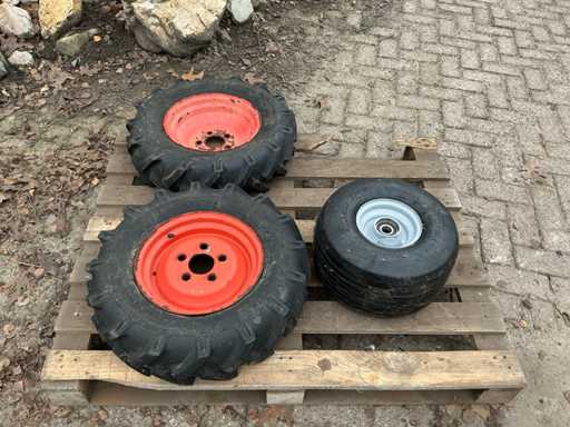 BKT Implement AS-504 Band, wiel en velg (2x)