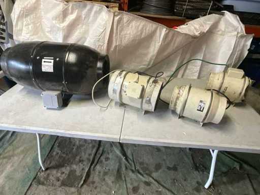 diverse afzuiginstallaties