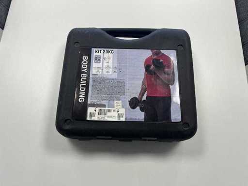 Domyos avec haltères et poids – 20 kg (au cas où)