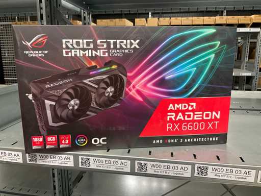 ROG AMD Radeon RX6600XT Videokaart