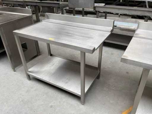 Ingangstafel links rvs