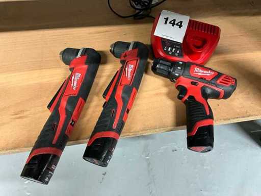 Milwaukee Screw Drill (3x)